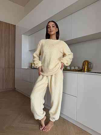 Женская махровая пижама Teddy Бежевый 42/46 Харьков