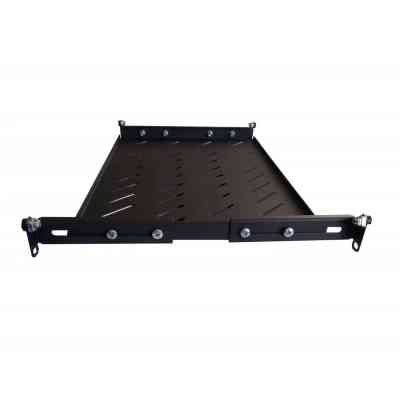 Полка 19" Hypernet 1U глиб. 300мм, в шкафи глибиною 450мм, колір чорний (U-FS-45-Black) Вінниця