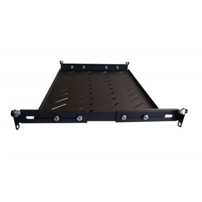 Полка 19" Hypernet 1U глиб. 300мм, в шкафи глибиною 450мм, колір чорний (U-FS-45-Black) Вінниця - фото 3