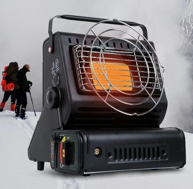 Газовий обігрівач + плита Yanchuan YC-808B із адаптером Вінниця - фото 1