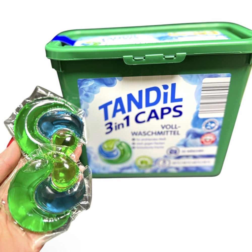 Капсули для прання TANDIL 3-в-1 voll універсал22 шт Виноградов - изображение 2
