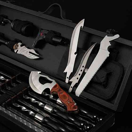 Шампури подарункові набір бокс для пікніка гриля та барбекю Оригінальні Віп подарунки на день народження татові, хлопцю, Тернопіль