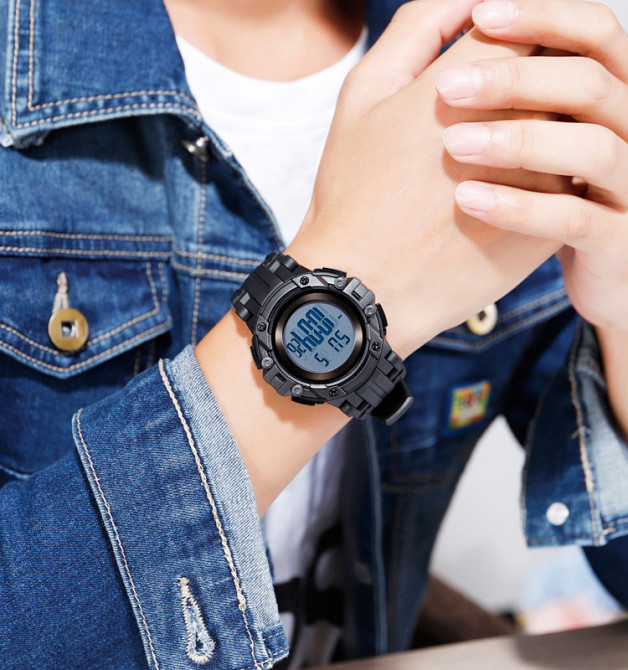 Мужские наручные часы Skmei 1545 циферблат Белый Винница - изображение 9