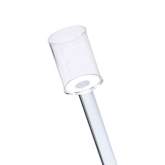 Підсвічник келих скляний на високій ніжці 8×40.5 см декоративний прозорий HP-4-45L Київ