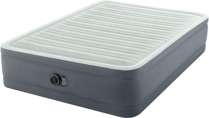Кровать надувная двуспальная Intex PremAire со встроенным электронасосом 203х152х46 см Киев - изображение 2