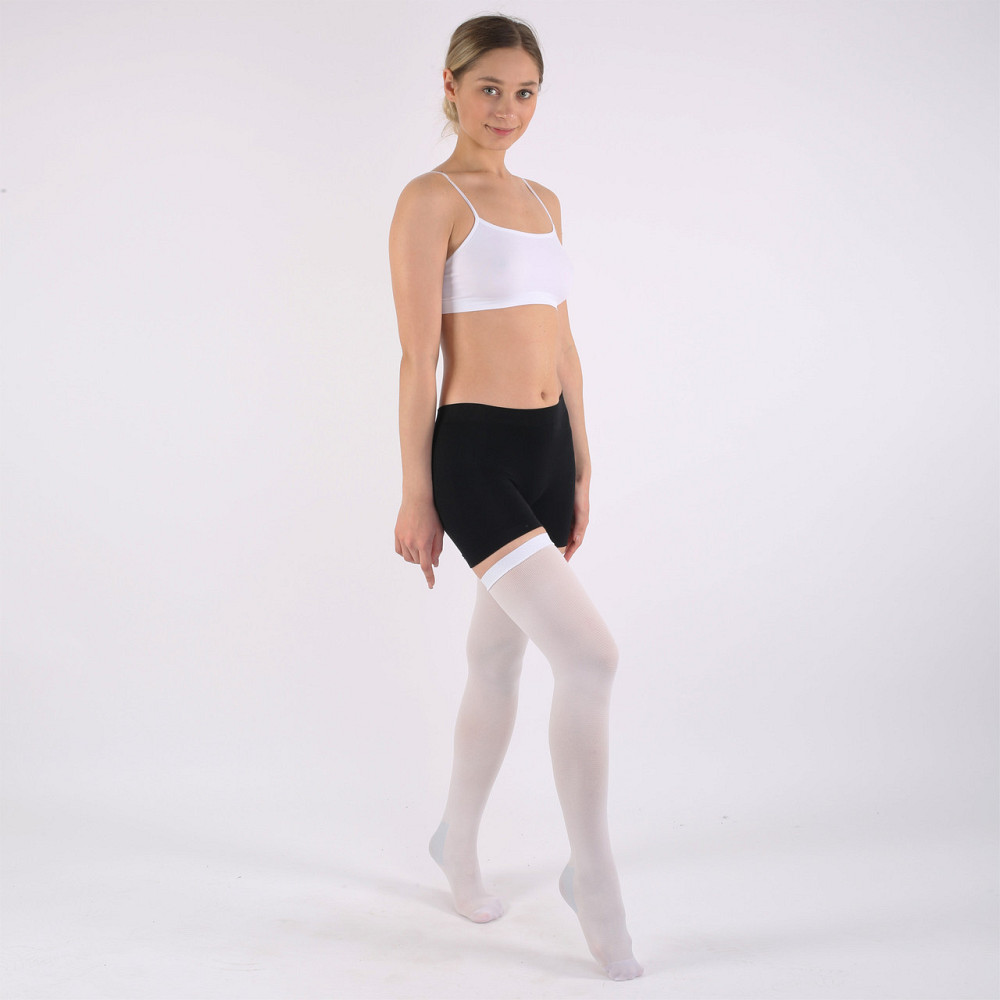 Антиэмболические чулки до бедра с вырезом FX1732 для перелетов, беременности и послеоперационные Размер L Каменец-Подольский - изображение 3