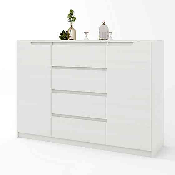 Большой комод для дома Эверест Микс-3 (телескопы) 140х38х97 нимфея альба (DTM-2467) Днепр