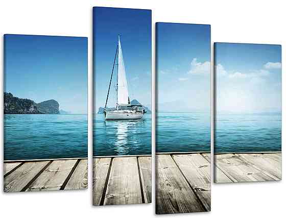 Модульна картина Море Яхта Art-51_4 Київ