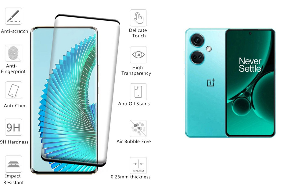 Защитное стекло HyperGlass Pro для OnePlus Nord CE 3 5G, Nord CE 3 Lite – максимальная чувствительность и Киев - изображение 2