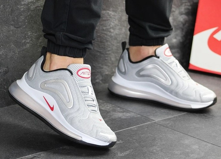 Кросівки Nike 720 Сірі Чоловічі з Амортизацією Найк (розміри: 45) Відео Огляд Дніпро - фото 2