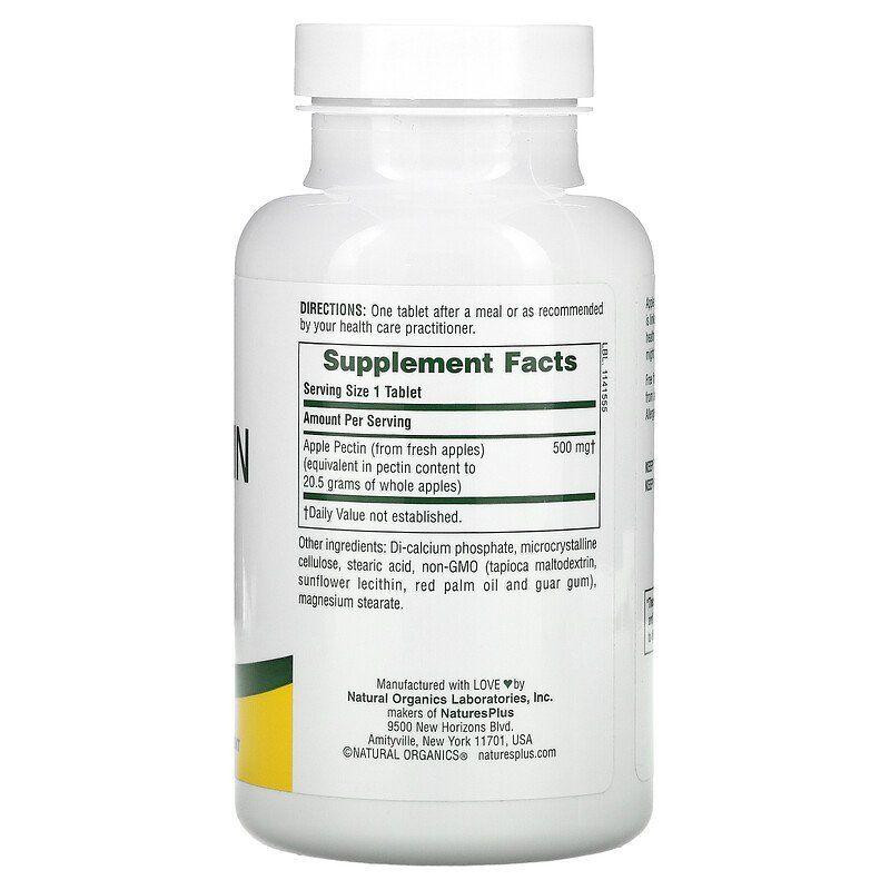 Яблучний пектин Nature's Plus Apple Pectin 500 мг 180 таблеток Київ - photo 2