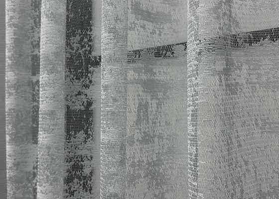 Кухонная арка VR-Textil № 000к жаккард «Мрамор Al-1» серый 280х170 см (51-229) Киев