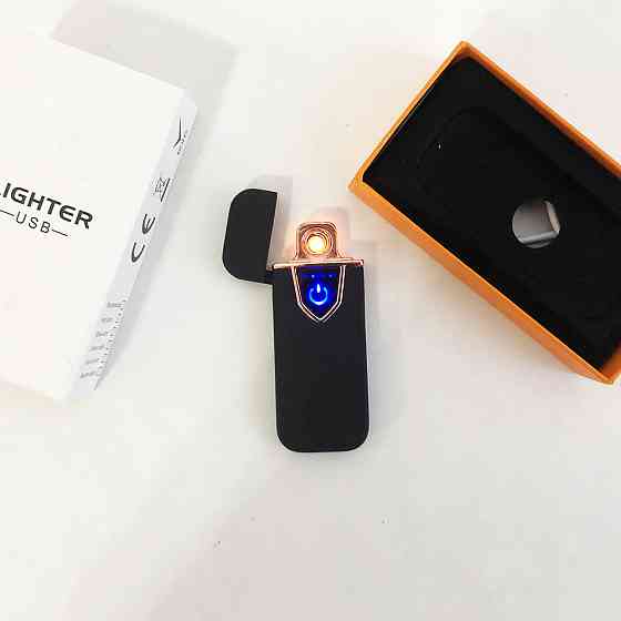 Зажигалка в подарочном футляре, Электроимпульсная usb зажигалка с подзарядкой от usb HV-78 Львов
