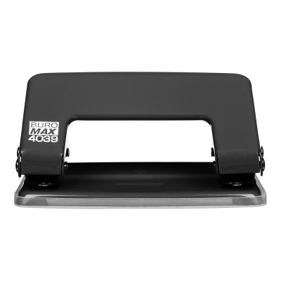 Дырокол Buromax металлический JOBMAX, до 10 листов, 100 х 55 х 50 мм, черный (BM.4039-01) Винница - изображение 4