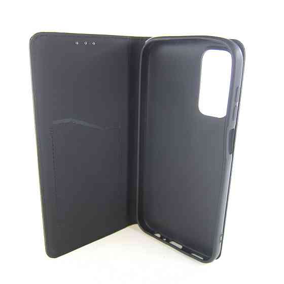 Чехол книжка Samsung M15 M155 M156 Кожаный (черный) Одесса
