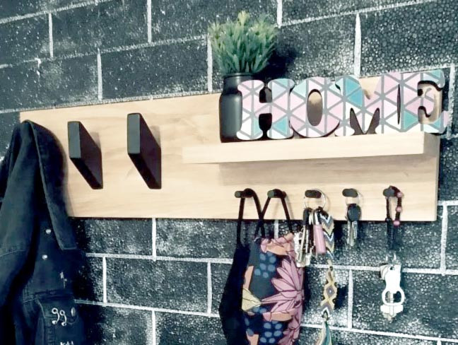 Вішалка для сумок "Тристайна" бланже-венге Миколаїв - фото 1