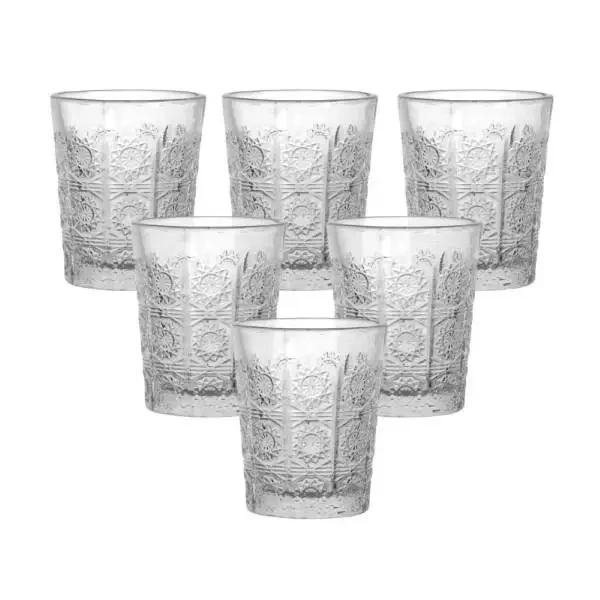Стекляні стопки з узором, 6 шт по 50 мл Київ - фото 3