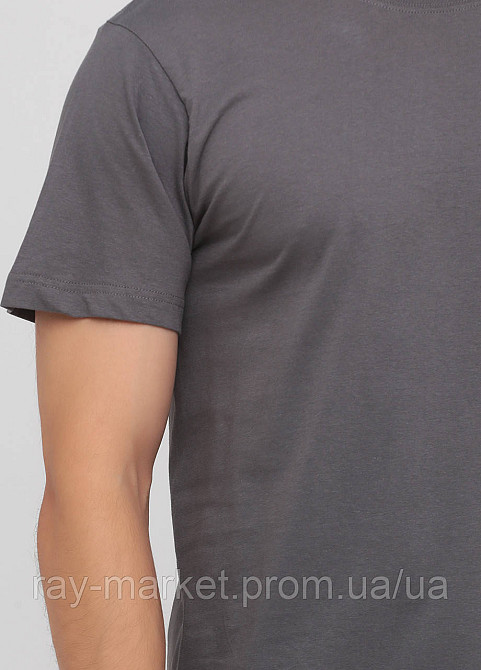 Футболка базова Stedman Classic-T Unisex  чоловіча темно-сіра (ST2000-RGY) Київ - фото 3