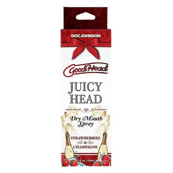 Зволожувальний спрей оральний Doc Johnson GoodHead - Juicy Head - Strawberries and Champagne 59мл Львів