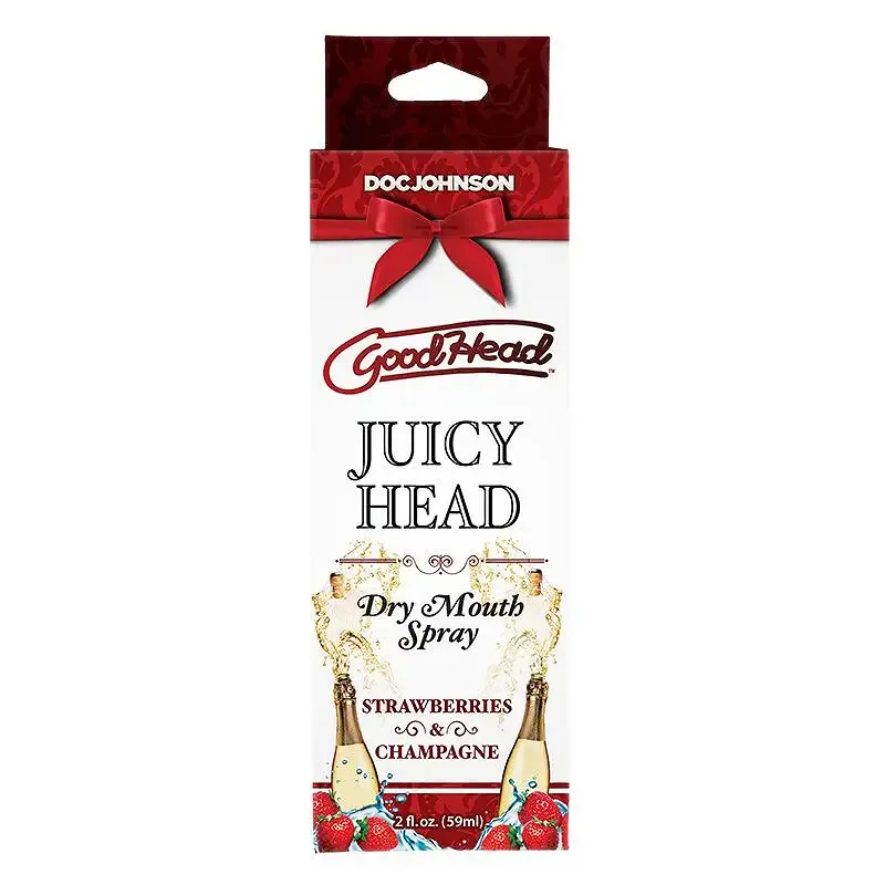 Зволожувальний спрей оральний Doc Johnson GoodHead - Juicy Head - Strawberries and Champagne 59мл Львів - фото 2