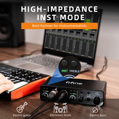 Аудіоінтерфейс Fifine Ampli 3 Вінниця - фото 12
