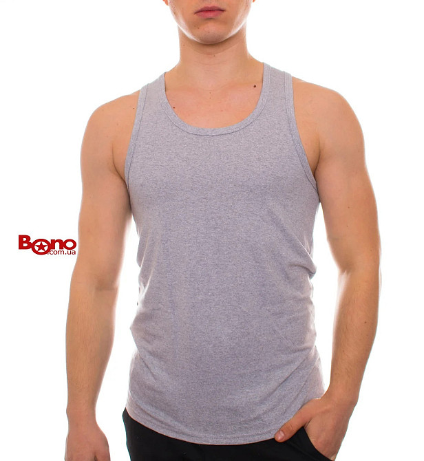 Майка чоловіча Bono 950102 50, Сірий Київ - фото 1