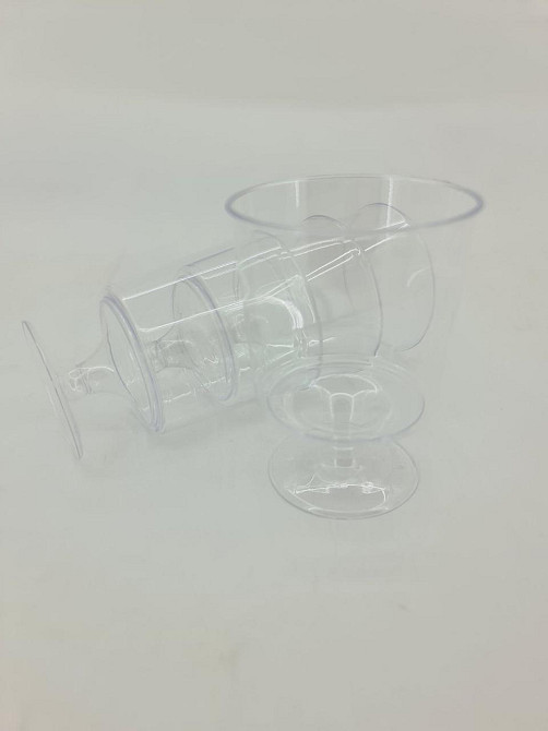 Чарка склоподібна прозора 200 мл 8 штук Харків - фото 4