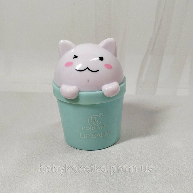 Дитячий бальзам для губ зволожувальний Magic Your Life Lip Balm Котик у ведерці Львів - фото 1