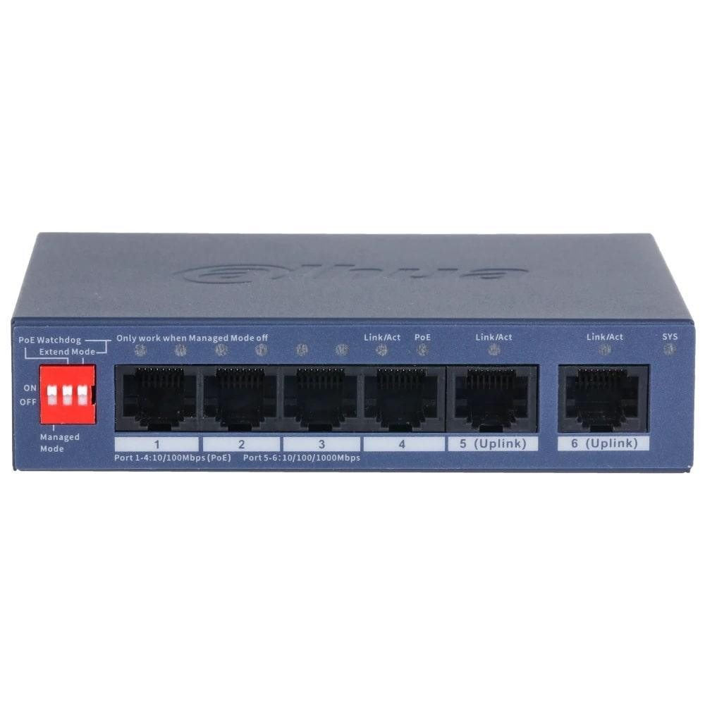 Комутатор Dahua DH-CS4006-4ET2GT-36 PoE 190 г Харьков - изображение 2