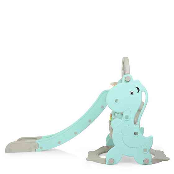 Дитяча гірка-гойдалка YG2020-2-4 кільце баскетбольне Вінниця