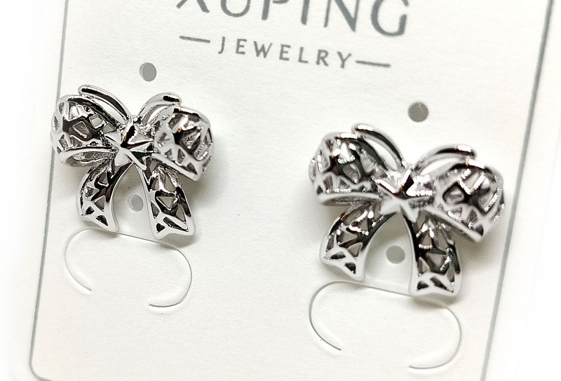 Серьги женские нарядные Бантики Киев - изображение 1