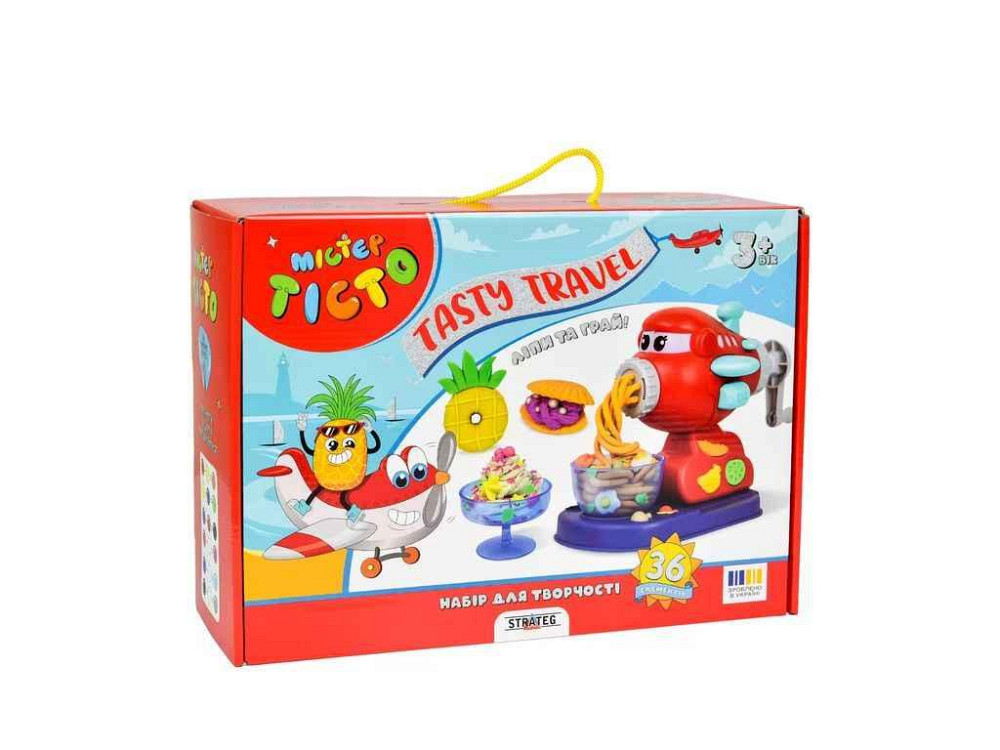 Набір для творчості Містер тісто Tasty travel (укр) 41038 ТМ STRATEG Solmir Київ - фото 1