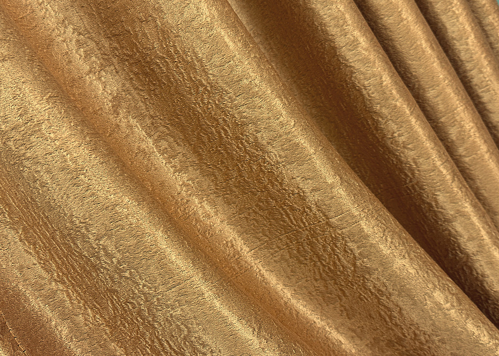 Комплект готовых штор VR-Textil Софт № 373ш Золотистый 100х270 см 2шт (31-794) Киев - изображение 6