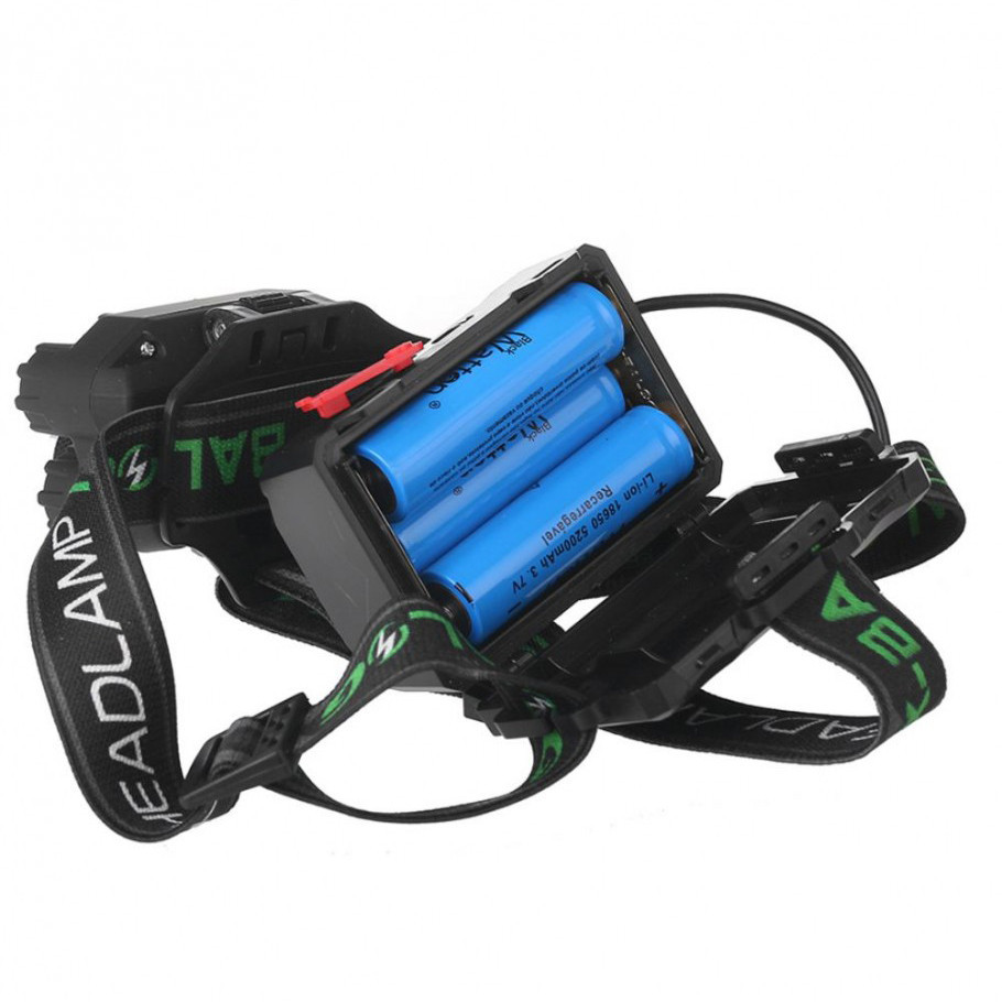 Аккумуляторный налобный многофункциональный военный фонарь с LED освещением WATTON WT-247 дальностью 250-400 м Каменец-Подольский - изображение 7