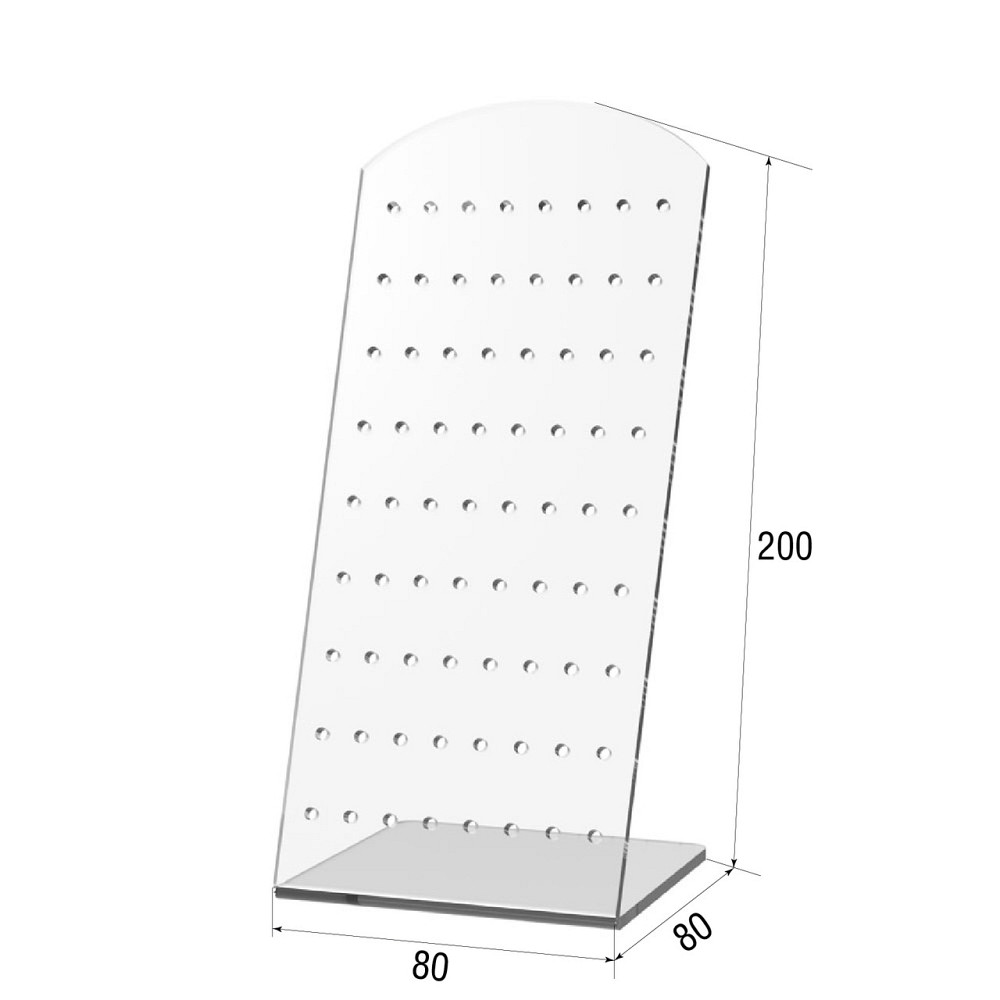 Підставка EKOSTAR під пусети ПБПс-72-90-200 прозора Київ - фото 3
