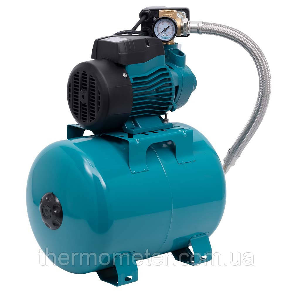 Станція 0.6 кВт Hmax 60 м Qmax 50 л/хв (вихровий насос) 24 л AquaticaLEO APm60A/UA (775133/24) Київ - фото 8