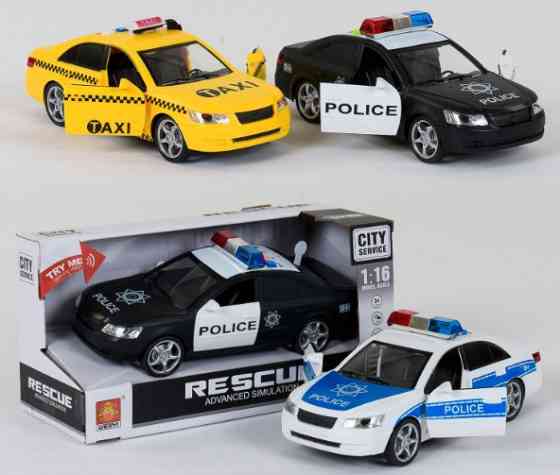 Машина WY 560 A/ WY 560 B/ 560 С (36) 3 вида, свет, звук, в коробке, шт Київ