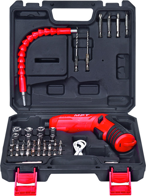 MPT Викрутка акумуляторна поворотна MPT 4 V Li-ion 1.5 Аг 250 об/хв 3.5 Нм реверс USB кейс аксе Коломия - фото 8