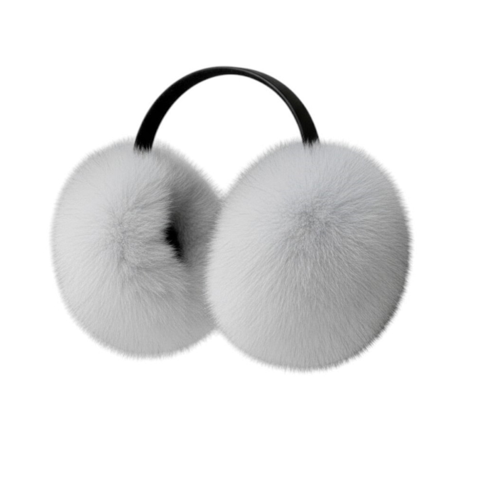 Хутряні навушники песцові Вуалеві( Натуральний) Харків - фото 3