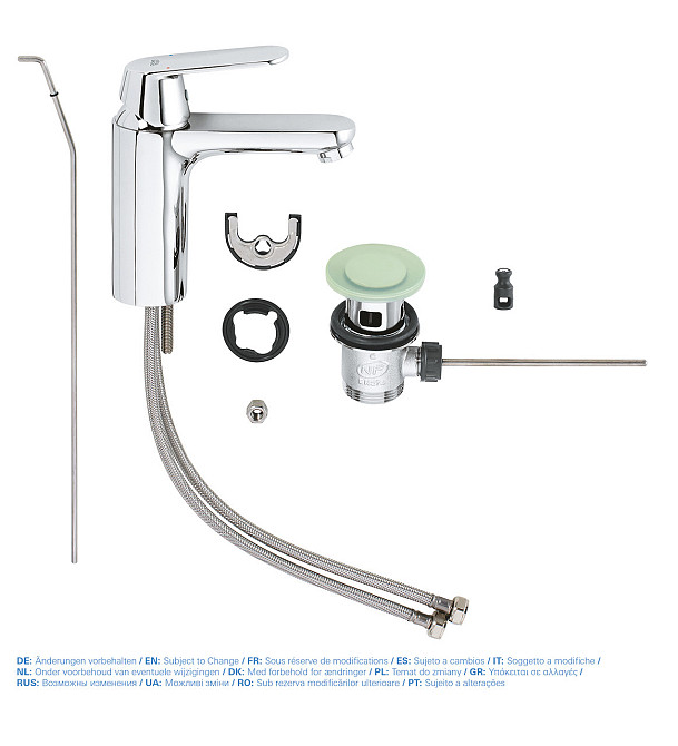 Змішувач для раковини M-розміру Grohe Eurosmart Cosmopolitan   ( 23325000 ) 34952 Харьков - изображение 3