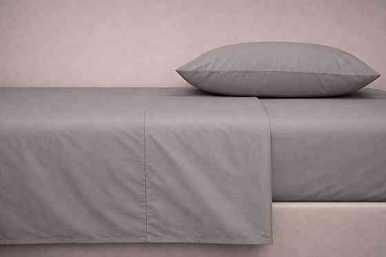 Підковдра на блискавці Ecotton полуторний 150х215 см із сатину однотонний кремового кольору 15-4503 Chateau Grey Коломия