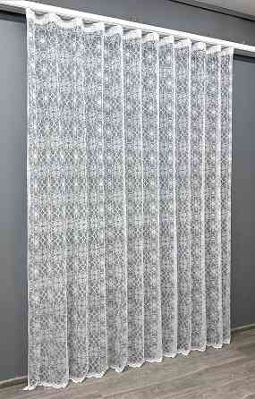 Тюль VR-Textil 1607т Жакард Білий 200х270 см (42-1110) Київ