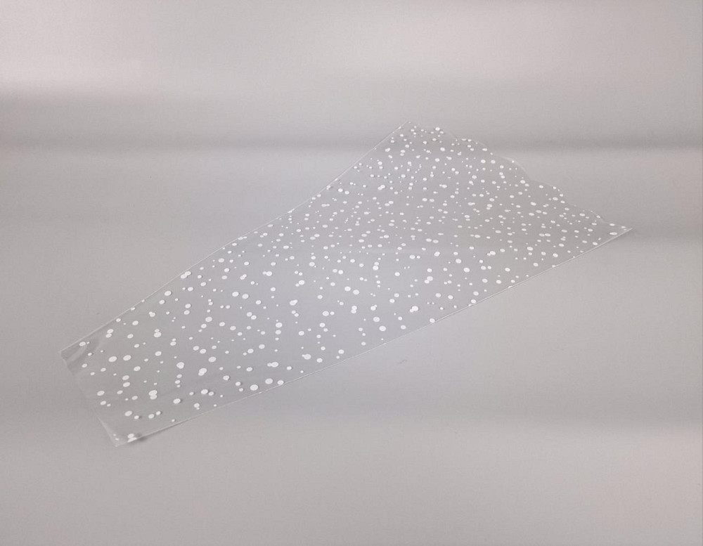 Упаковка конус под цветы h60/13низ/37верх(100 шт) узор Конфети 169 (1) (100 шт) Харьков - изображение 1