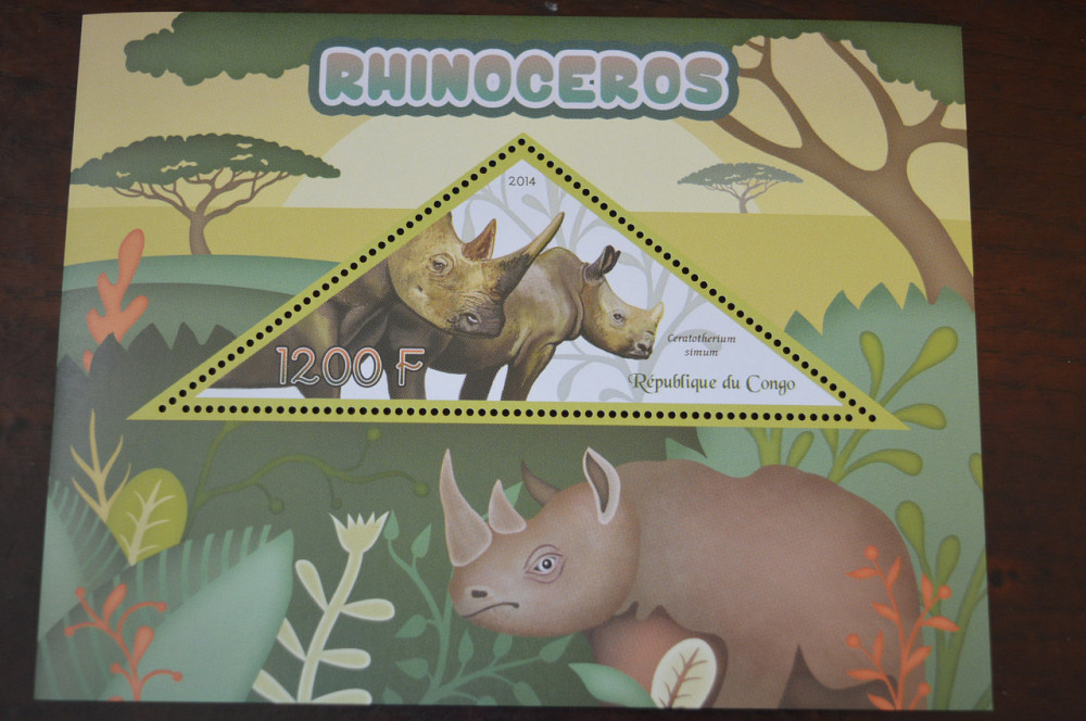 Конго. Фауна. Личности. Блок. 2014 р. (А-34) Полтава - фото 1