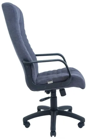 Офісне Крісло Керівника Richman Atlant Misti Dark Grey Пластік М1 Tilt Темно-сірий Київ