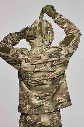 Армійська військова чоловіча куртка мультикам польова тактична демісезонна вітрозахисна водостійка Львів