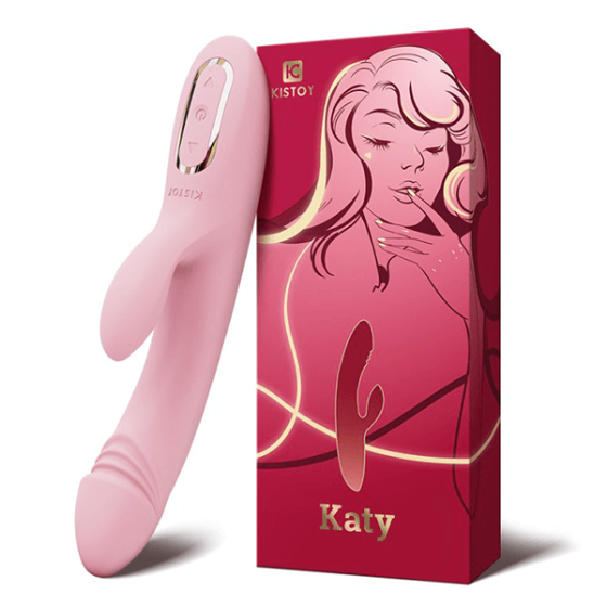 Вибратор-кролик с подогревом KISSTOY Katy Sex Aura Киев