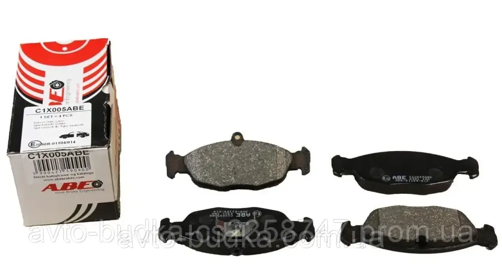 Гальмівні колодки передні на Opel Corsa B 1993-2002 Abe C1X005ABE Новий Розділ - фото 1