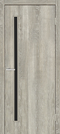 Межкомнатные двери Омис Гармония ЧС Дуб светло-серый 600х2000 мм Киев - изображение 1