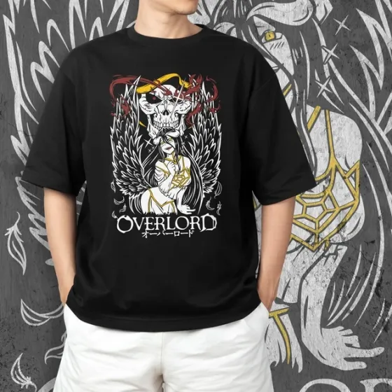 Футболка для подростка мальчика с принтом Overlord Albedo 2 Размер 160 Anime10588 Днепр